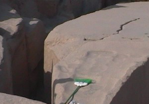 unfertiger obelisk